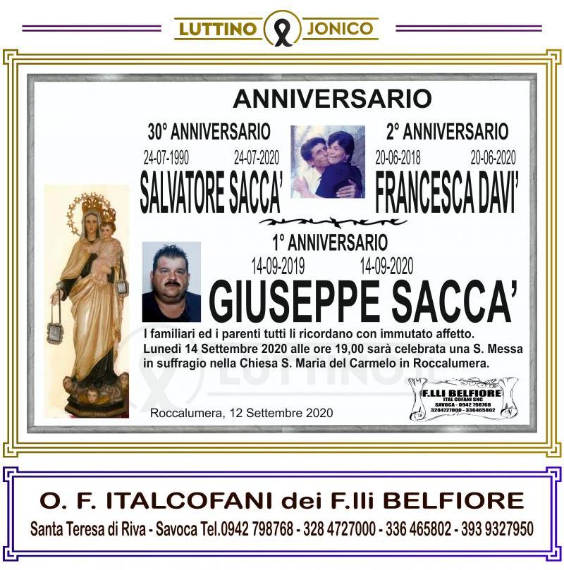 Salvatore Giuseppe Francesca  Saccà D'Aví